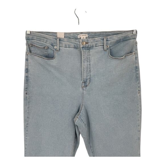 Good American Jeans Good Legs Cigarette Raw Hem size 26 - Picture 2 of 6